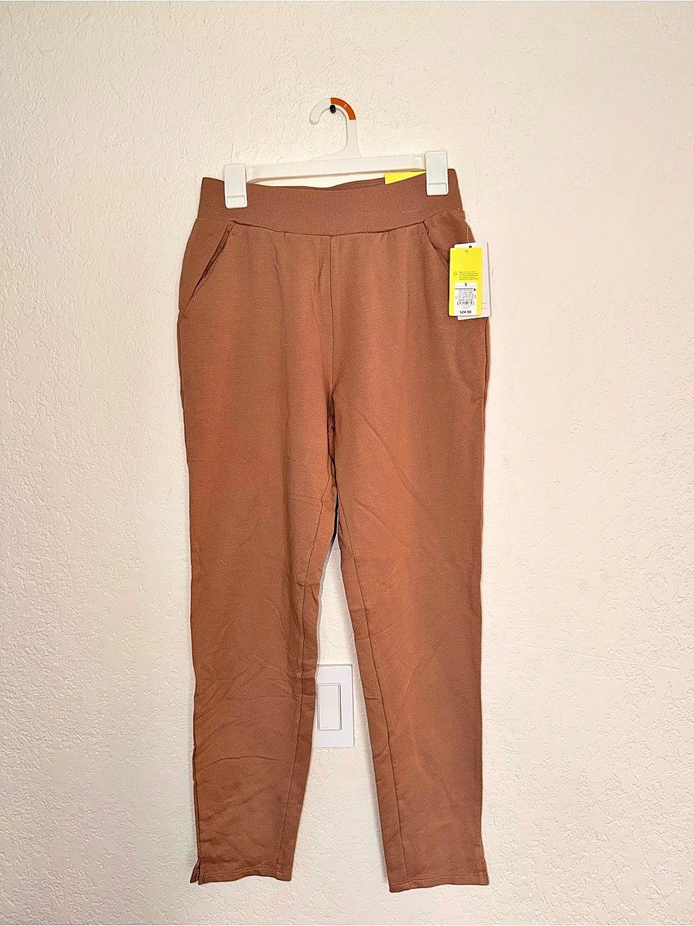All in Motion Women's Active Light Mid-Rise Jogger Pants Brown